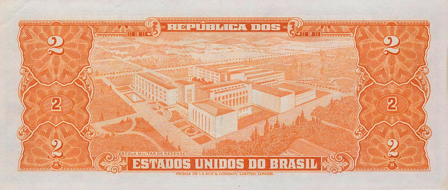 Brazil 2 1956 UNC P-157A/a